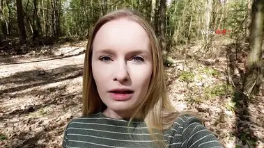 Anzeige vom Förster?! Pissfontäne vom Hochsitz! mit Emma_Wolf